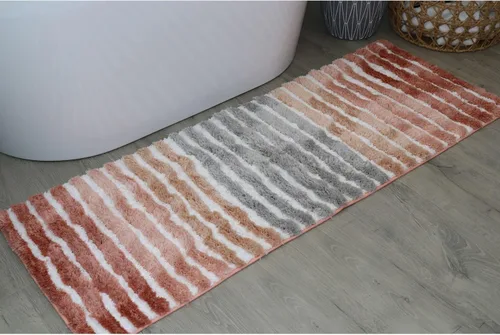 Vista 24 de Funda de microfibra suave para tapa de inodoro, lavable a máquina, 18 x 18 pulgadas, parte trasera de goma, se adapta a la mayoría de tapas