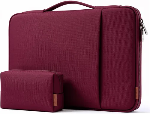 Vista 12 de DOMISO Funda Estuche Manga Protectora para laptop MacBook Pro M4/M3/M2/M1 Pro/Max de 14 pulgadas, compatible con notebook HP Dell ASUS de 13.3