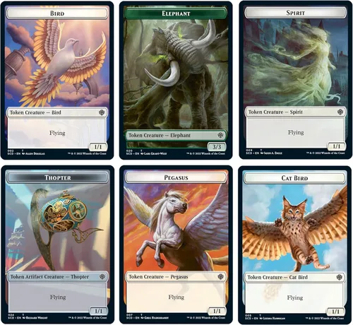 Vista 3 de Magic: The Gathering Baraja Starter Commander – First Flight (Blanco-Azul) Baraja Lista para Jugar para Principiantes y Fanáticos Edades 13+