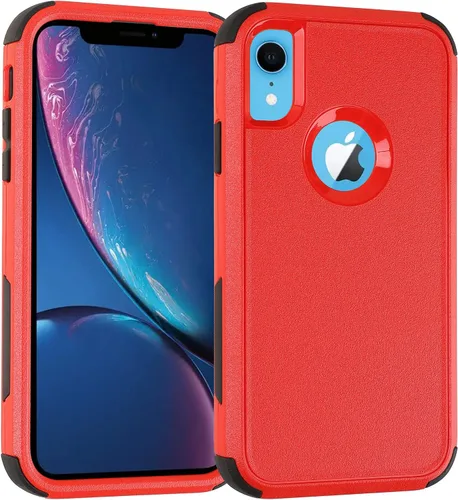 Vista 12 de Co-Goldguard Funda para iPhone XR, [3 capas] [a prueba de golpes] [a prueba de caídas] para iPhone XR, funda de protección resistente para iPhone