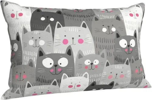 Vista 18 de Funda de almohada para cabello y piel, tamaño Queen (20 x 30 pulgadas), funda de almohada para decoración del hogar, microfibra cepillada suave