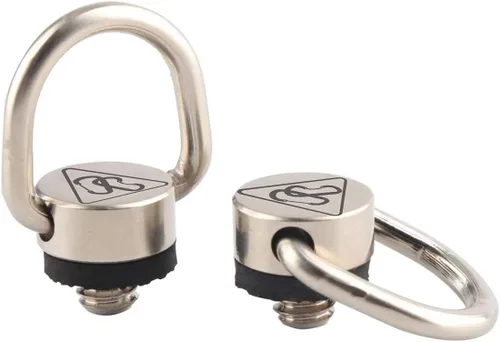 Vista 11 de Danger Buddies Clip de mosquetón para cámara con anillo en D - Fija fácilmente un mosquetón a tu cámara con este anillo en D de montaje de trípode