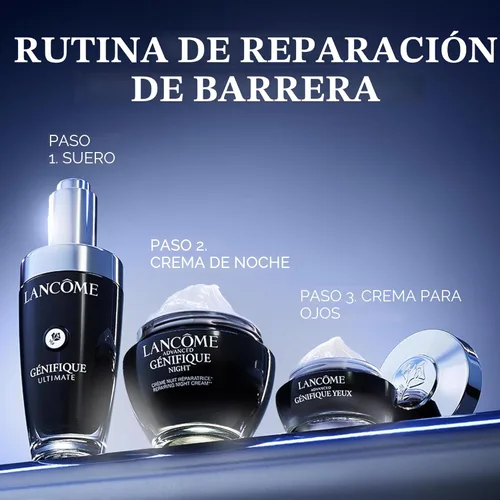 Vista 9 de Lancôme Génifique Ultimate Dual Recovery Face Serum- Anti-Aging Serum Visibly Improves Fine Lines, Rough Texture, Plumpness and Even Skintone - with