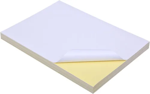 Vista 7 de Papel de impresión autoadhesivo, 100 unidades, papel adhesivo imprimible A4, papel adhesivo de acabado práctico mate (100 unidades)