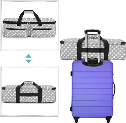 Vista 5 de Bolsa de transporte LUXJA compatible con Cricut Explore Air y Maker, bolsa compatible con Cricut Explore Air, Silhouette Cameo 4 y suministros