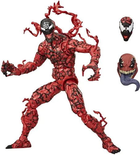 Vista 2 de Hasbro Marvel Legends Series Venom - Figura de acción coleccionable de 6 pulgadas, juguete de Carnage, diseño Premium y 1 accesorio