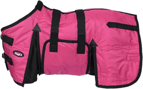 Vista 3 de Tough 1 Manta de Establo en Miniatura 600D con Correa Ventral