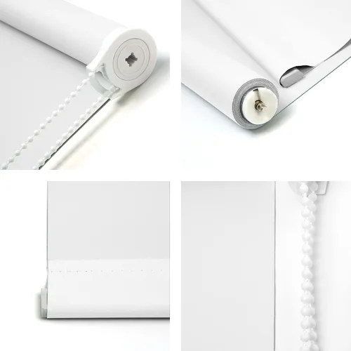 Vista 63 de NUTRO CHILL Persianas para ventanas interiores, persianas opacas con aislamiento térmico, persianas con protección UV para el hogar, puerta, cocina