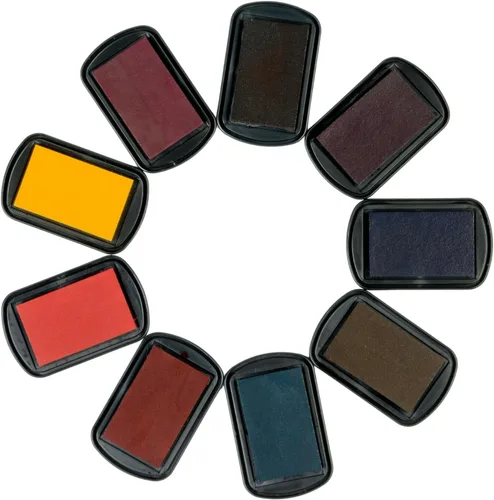 Vista 5 de Artesprix Almohadilla de tinta de sublimación para manualidades, estampado y pintura, color negro