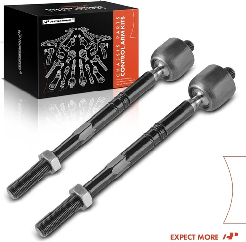 Vista 8 de A-Premium 2 extremos de barra de acoplamiento interiores delanteros, compatibles con Chevrolet Camaro 2016-2021, Cadillac CT5 2020-2021