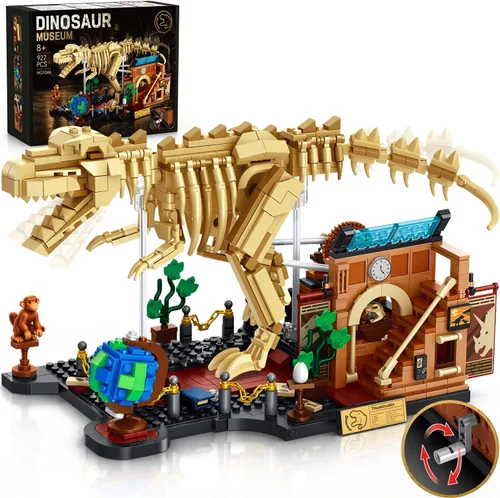 INSOON Mechanical Dinosaur Fossil Building Set STEM Toy for Kids Boys 8-14+