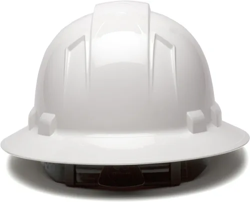 Vista 4 de Gorra de visera completa Pyramex, HP54170, estilo cordillera, suspensión de 4 puntos, ajustable.