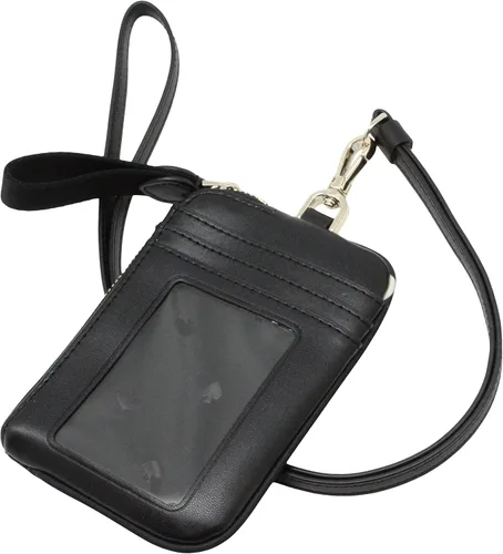 Vista 2 de KATE SPADE NEW YORK CHELSEA THE LITTLE BETTER ORCHID LANYARD ID CASE EN NEGRO MULTI, Negro multi, Funda de identificación con cordón