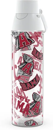 Tervis Venture Lite Tritan Venture Lite de 24 onzas con VersaLid 2 en 1 | Alabama Crimson Tide - Todo | Fabricado en Estados Unidos, a prueba de