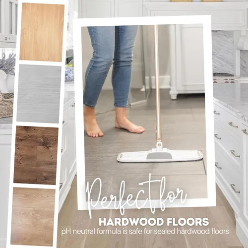 Vista 8 de Quick Shine Brillo y pulido de suelo de madera dura de alto tráfico.