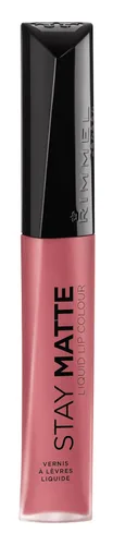 Vista 5 de Rimmel London Stay Matte Liquid Lip Color con Cobertura Completa a Prueba de Besos Impermeable Fórmula de Lápiz Labial Mate que Dura 12 Horas - 840