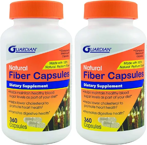 guardian Cápsulas de fibra de psyllium, cáscara de psyllium natural (720Ct)
