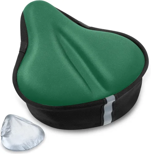 Vista 10 de CUNCUI Cojín de Asiento de Bicicleta, Cubiertas de Asientos de Gel, Cubiertas de Bicicleta, Cojín de Asiento de Bicicleta para Mujeres y Hombres