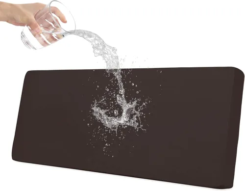 Vista 36 de Easy-Going Funda de cojín 100% impermeable para asiento de sofá, funda de cojín elástica de muebles, para niños, mascotas, cojín de sofá biplaza