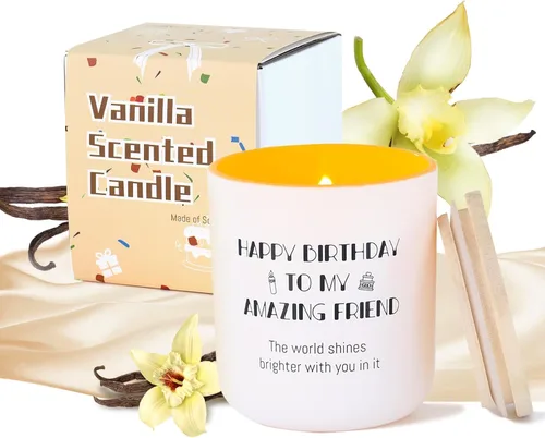 Vista 9 de HAVITI Vela perfumada de lavanda de 8 onzas, velas en tarro de cera de soja con mecha de algodón, fragancia para el hogar de larga duración