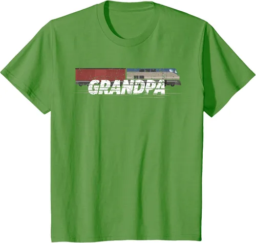 Vista 11 de RC Model Train Shirt Grandpa Train Boxcar HO Scale T-Shirt Negro