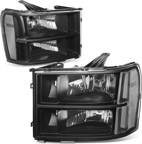 Vista 9 de Auto Dynasty Conjunto de Faros LED DRL Compatible con GMC Sierra 1500 2500 3500 2007-2014, Faros Delanteros de Repuesto para Lado del Conductor