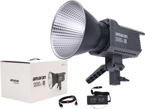 Vista 7 de Aputure Amaran 200d S - Luz de video LED de 200 W, luz diurna equilibrada, monolight 5600 K, kit de iluminación LED para fotografía con control