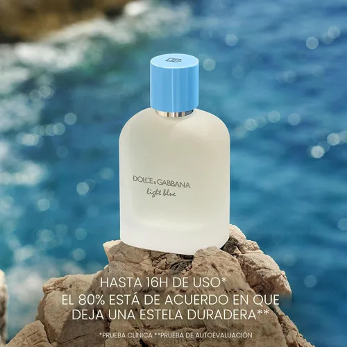 Vista 4 de Dolce & Gabbana Light Blue Pour Homme, Eau De Toilette Spray de viaje, para hombres
