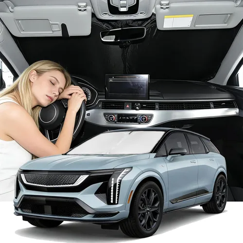 Vista 17 de para Dodge RAM 1500 2019-2024 2025 2026 Parasol Parasol para Parabrisas Cubierta - 4 Capas Parasol para Ventana Delantera para RAM1500 2Puertas