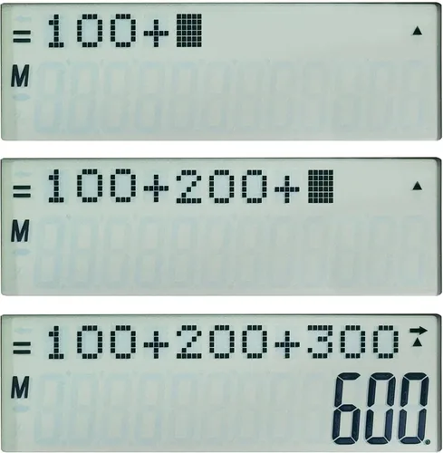 Vista 7 de Nueva, Calculadora de Escritorio con Pantalla de Dos Líneas. Función de Historial - 30 Memorias, Calculadora con Pantalla LCD Grande para Uso