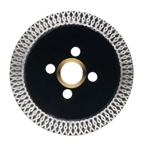 Vista 2 de Disco de corte de talla de segmento Turbo de la hoja de sierra del diamante de 3 pulgadas para las tejas de granito de piedra