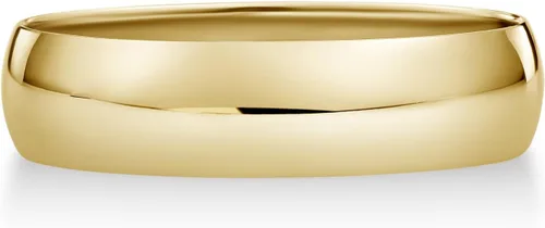 Vista 9 de Alianza de boda para hombre simple tradicional de 5 mm de oro amarillo de 10K (talles disponibles 7-12 1/2)