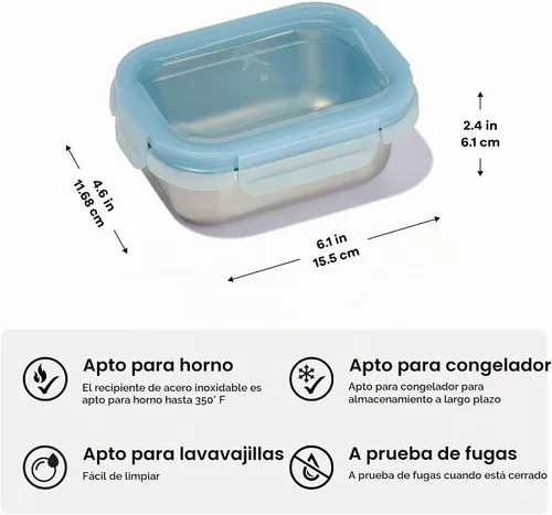 Vista 3 de Hydro Flask Recipiente para Alimentos de 2 Tazas Rain
