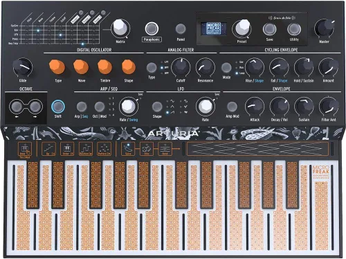 Vista 2 de Arturia MicroFreak - Sintetizador híbrido analógico/digital con micrófono de cuello de cisne