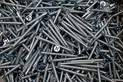 (300) Phillips cabeza plana 12 x 2-1/2 autoperforantes #12 Tek Tornillos cincados