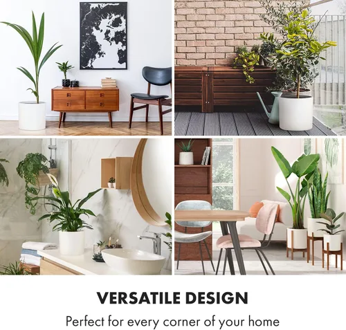 Vista 2 de Fox & Fern - Maceta (fibra de piedra) Padre