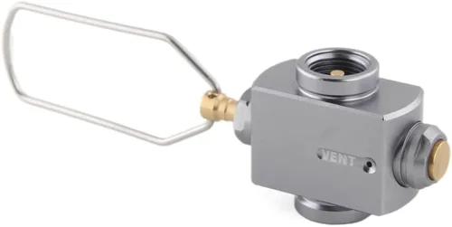 Vista 3 de Campingmoon - Adaptador de repuesto para bote de gas, portátil para exteriores, válvula lindal, válvula de ventilación para campamento, Z15
