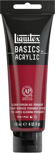 Vista 116 de Liquitex - Pintura acrílica BASICS, tubo de 4 oz, color rojo primario