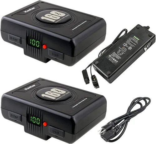 Vista 6 de Kastar BP-C160 Reemplazo de batería de montaje dorado para RED Digital Cinema DSMC2 Cerebro con Helium 8K S35 Monocromo Sensor