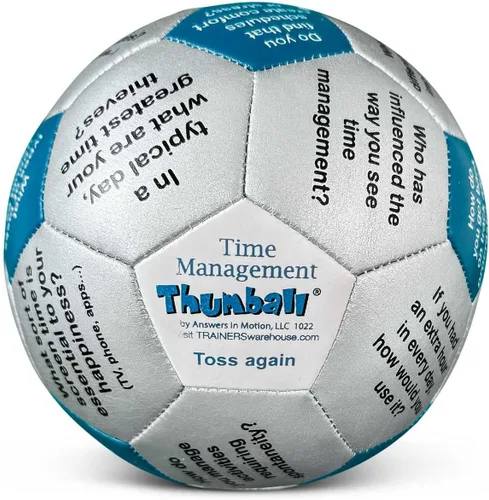 Vista 10 de Trainers Warehouse Colección Thumball de 6 pulgadas, 32 indicaciones para conversación, formación de equipos, relación y entrenamiento