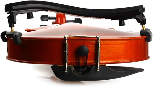 Vista 4 de NANYI Reposa-hombros para violín - Plegable y ajustable para violines de 1/2, ajuste universal con esponja suave de alta resistencia (negro)