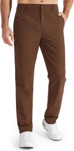 Vista 15 de Libin Pantalones de Golf para Hombre Elásticos de Trabajo Elegantes 30"/32"/34" de Secado Rápido Ligeros Casuales Cómodos con Bolsillos