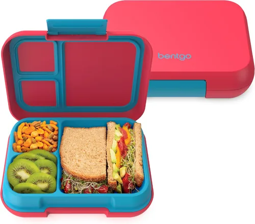 Vista 10 de Bentgo® Pop - Lonchera estilo bento a prueba de fugas con divisor extraíble para 3-4 compartimentos, perfecta para niños de 8 años en adelante, apta