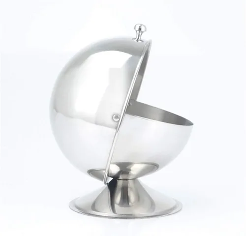 Vista 7 de BESTonZON Recipiente de azúcar de acero inoxidable/contenedor de especias con cuchara, para organización de almacenamiento de cocina