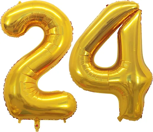 Vista 71 de GOER Globos con el número 80 para decoraciones de fiesta de cumpleaños número 80, globos de helio de aluminio jumbo de 42 pulgadas para 80 Oro rosa