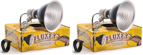 Vista 4 de Fluker's Repta-Clamp Lámpara Cerámica con Interruptor de Intensidad Regulable, 5.5 pulgadas