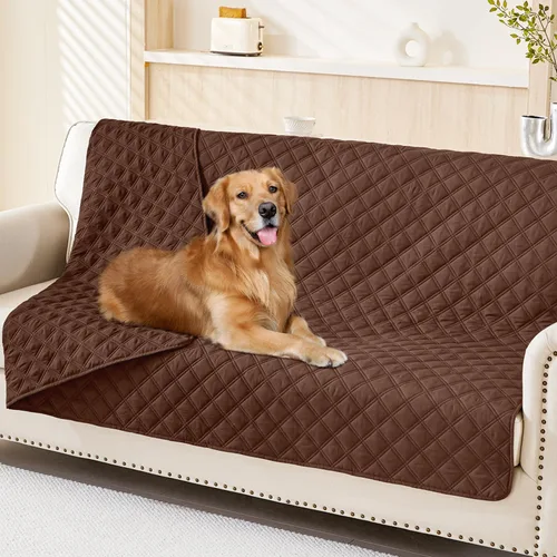 Vista 82 de Smiry Funda impermeable para cama de mascota, suave y lavable, para cama, sofá, reversible, perros pequeños, medianos, grandes, gatos, diseño