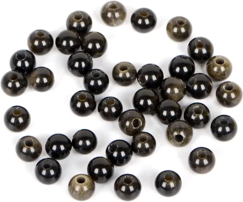 Vista 29 de AD Beads Cuentas de gema natural de 8 mm redondas sueltas con gran agujero de 2,5 mm, 40 piezas (turquesa africana)