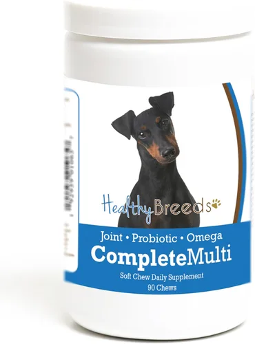 Vista 310 de Healthy Breeds Cavalier King Charles Spaniel - Multivitamínico todo en uno, completo con probióticos, glucosamina, condroitina y omegas, 60