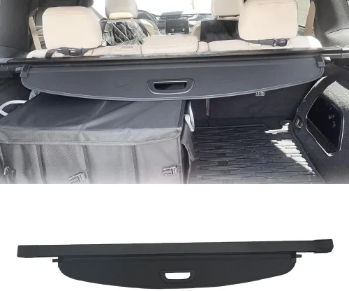 Vista 10 de Vesul Cubierta de carga retráctil compatible con Jeep Grand Cherokee 2011-2021, cubierta de seguridad Tonneau para Grand Cherokee WK 2022, pantalla